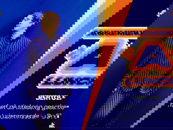 Bertolf heeft de titelsong geschreven voor Luizenmoeder - De Film