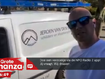 Jeroen is schilder en 'fucking awesome'!