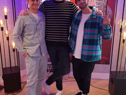 Jurre Geluk & Kaj van der Ree in de studio