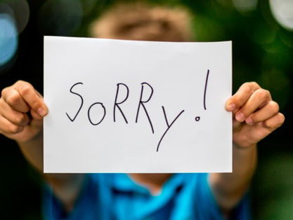 Waarom is SORRY zeggen zo complex?