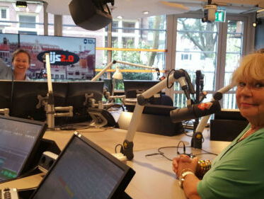 Tineke de Nooij at een broodje met de Koning en Koningin