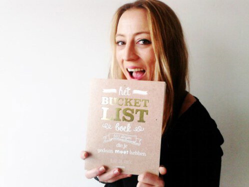 Elise de Rijck schreef 'Het Bucketlist boek voor koppels'