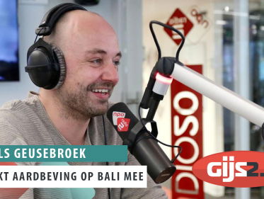 Niels Geusebroek maakt aardbeving mee op Bali