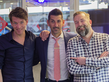 Danny Vera in de studio