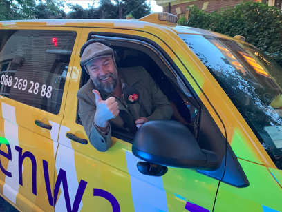 Verrassing! Jeroen mag op snuffelstage bij de Wegenwacht