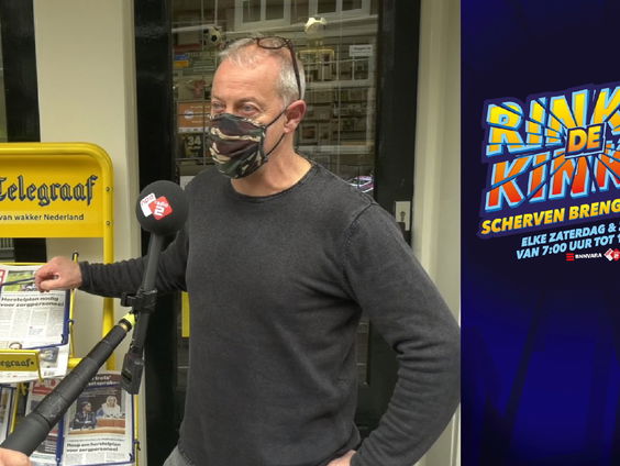 Krantenverkoper: 'Vooral de zaterdagkranten verkopen goed' - Jesse op Straat