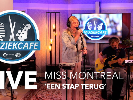 Miss Montreal - 'Een Stap Terug' live bij Muziekcafé