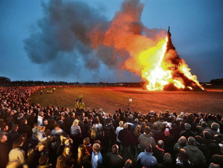 Vooruitblik op het 'grootste' Paasvuur van Nederland