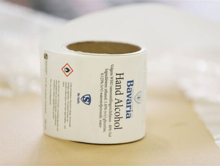 Met bier je handen ontsmetten