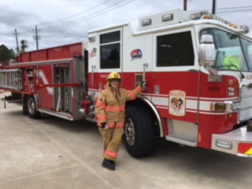 Help de politie en de brandweer in Texas
