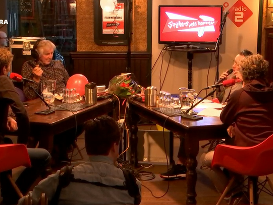 Henkjan Smits, Tineke de Nooij, Manuela Kemp, Hans Schiffers verwelkomen Felix!