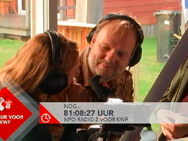 Rob en Caroline spelen de Collectebonanza-Introrally