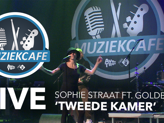 Sophie Straat ft. Goldband - 'Tweede Kamer' live bij Muziekcafé