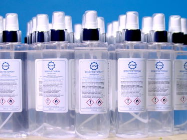 Keuringsdienst van Waarde maakt desinfectiemiddelen