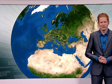 Weerman Peter Kuipers Munneke heeft de dag van zijn leven: het stormt enorm!