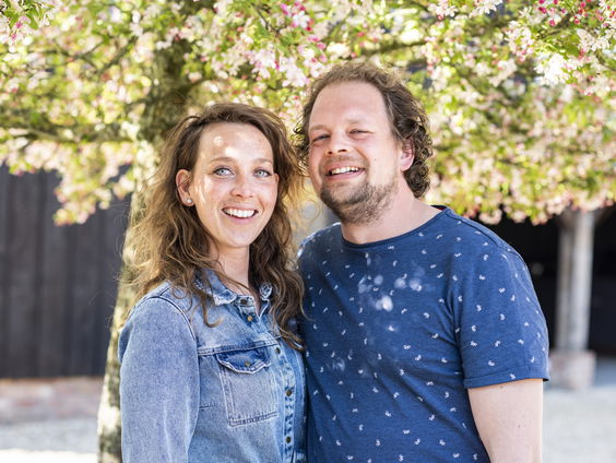 Jan en Nienke (BZV) dolgelukkig met elkaar!