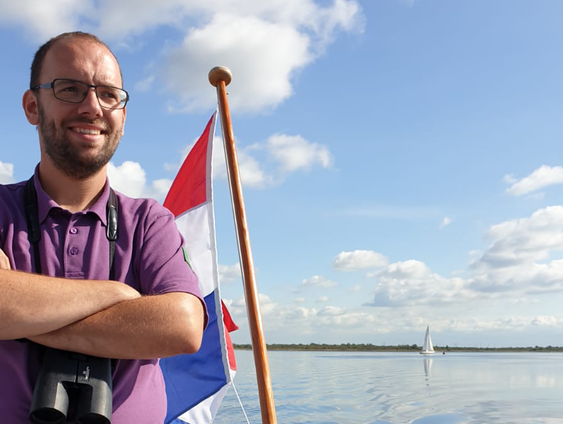 Piet van Loon is 's werelds allereerste onderwaterboswachter