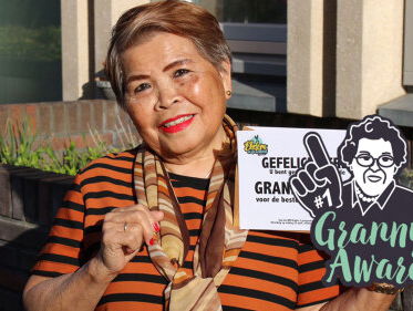 Oma Roos uit Amsterdam is genomineerd voor de Granny Award 2018