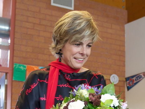 Hier wordt voorleesprinses Laurentien zelf een moppereend van