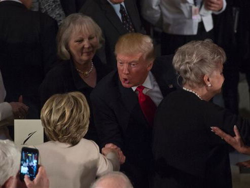 Trump wilde helemaal geen president worden!