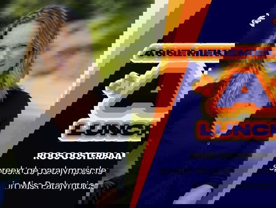 Ex-paralympiër Roos Oosterbaan spreekt de paralympische sporters in Miss Paralympics