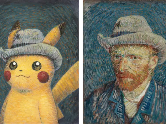 Wat doet Pokémon in een schilderij van Vincent van Gogh?