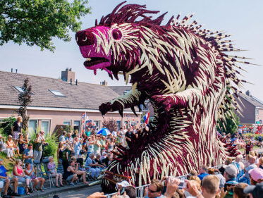 Dahliareuzen in Sint Jansklooster