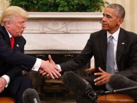 Brief van Obama aan Trump