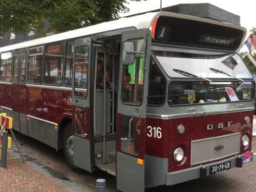 Nostalgische bussen in Utrecht