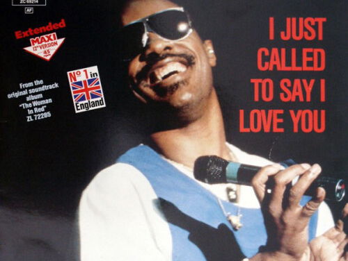 I just called to say I love you - Stevie Wonder