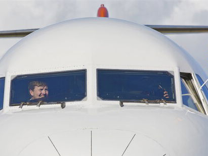 Nieuwe regeringstoestel is geland