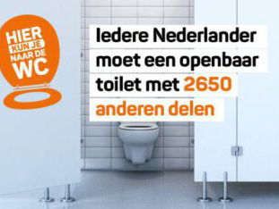 Motie voor meer toiletten aangenomen; mensen met blaasproblemen vragen hulp