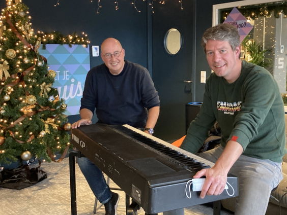 Pianist Jan Willem Rozenboom is in de studio!