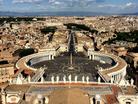 Gratis medische zorg voor arme mensen in Rome