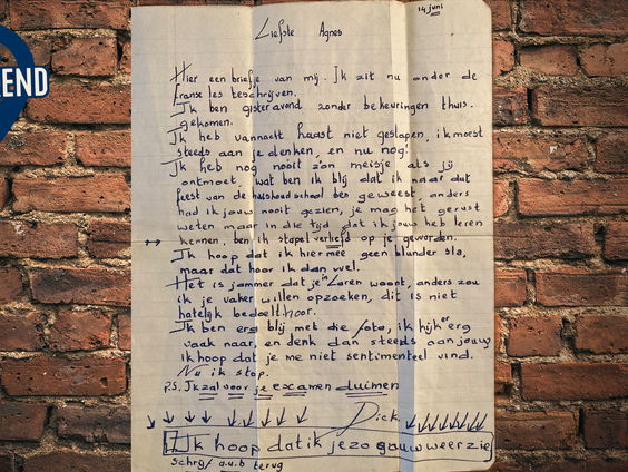Agnes zoekt jongen van het liefdesbriefje Dick Scherphuis - deel 1