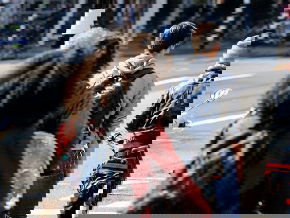 Chaos dreigt op het fietspad