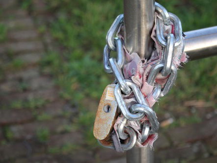 Slim fietsslot smartphone