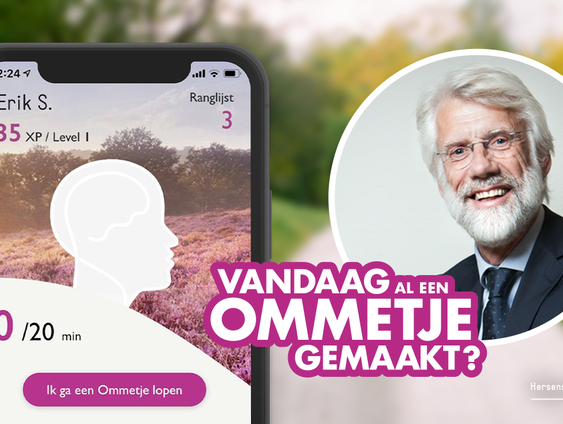 Hoogleraar Erik Scherder vertelt over de gratis 'Ommetje' app en waarom wandelen juist nú zo goed is!