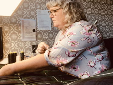 De Schotse rokken van de Friese Annette