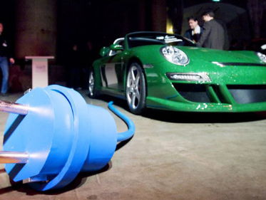 Wereldrecord langste rij elektrische auto's