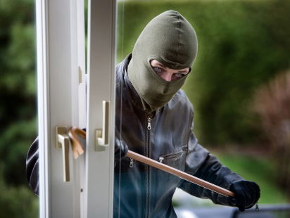 Een domme inbreker gokte verkeerd