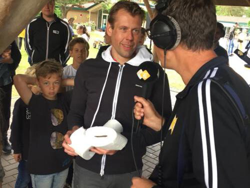 Locatie-uitzending vanaf een camping in Nederland