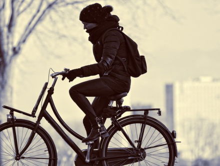 Kinderen zonder fiets