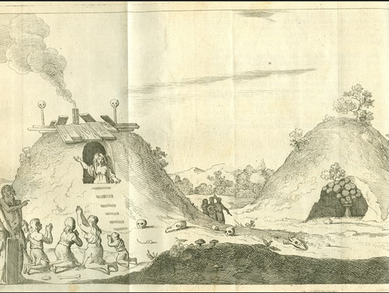 Witte wieven uit een grafheuvel