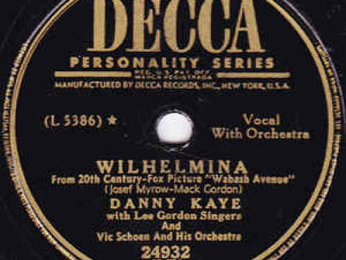 Wilhelmina - Danny Kaye