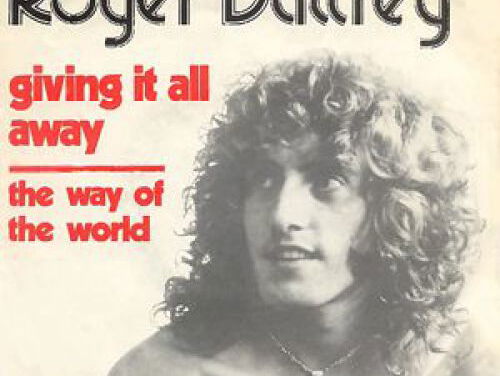 Giving it all away - Roger Daltrey
