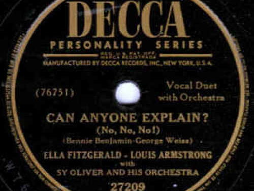 Can Anyone Explain - Ella Fitzgerald & Louis Armstrong