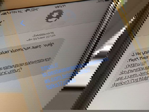Pas op! Nieuwe oplichting via sms