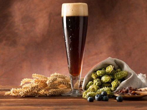 De combinatie van, bier, wild vlees en champignon!