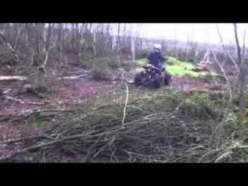 Boswachter probeert wildcrossers te vangen in fuik